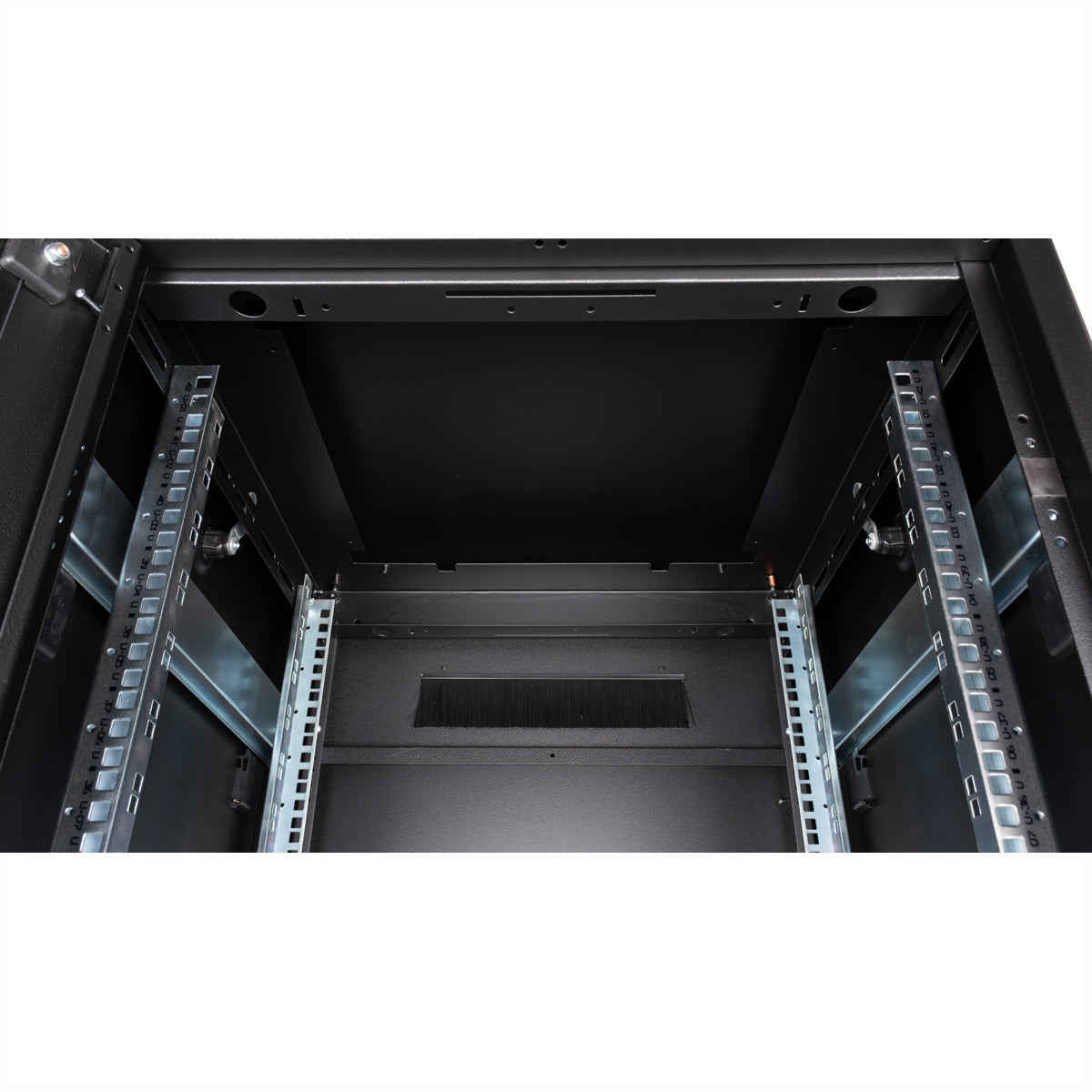 ROLINE Pro – 19" Netzwerkschrank 42U, IP20, abschliessbar, 600 × 600 × 2053 mm, schwarz, Stahl