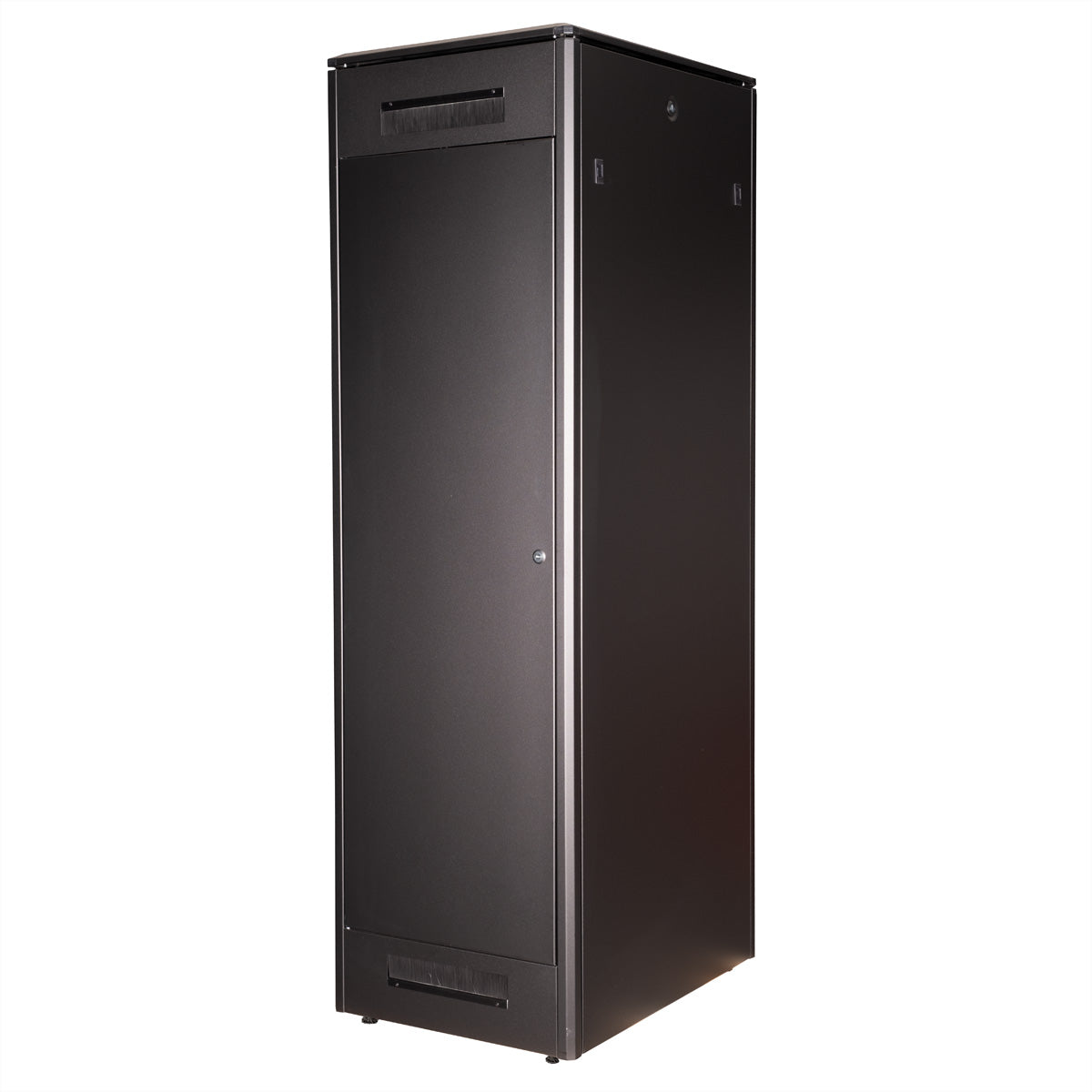 ROLINE Pro – 19" Netzwerkschrank 42U, IP20, abschliessbar, 600 × 800 × 2053 mm, schwarz, Stahl