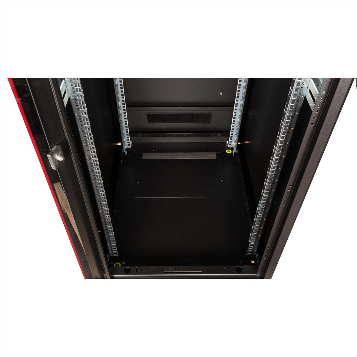 ROLINE Pro – 19" Netzwerkschrank 42U, IP20, abschliessbar, 600 × 800 × 2053 mm, schwarz, Stahl