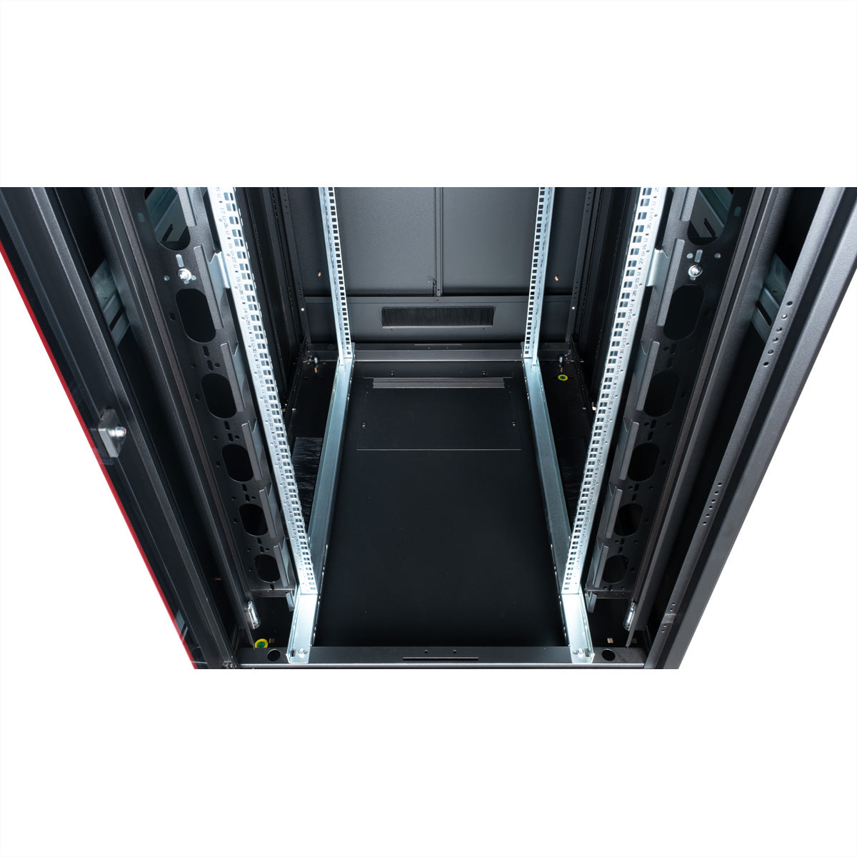 ROLINE Pro – 19" Netzwerkschrank 47U, IP20, abschliessbar, 800 × 800 × 2276 mm, schwarz, Stahl