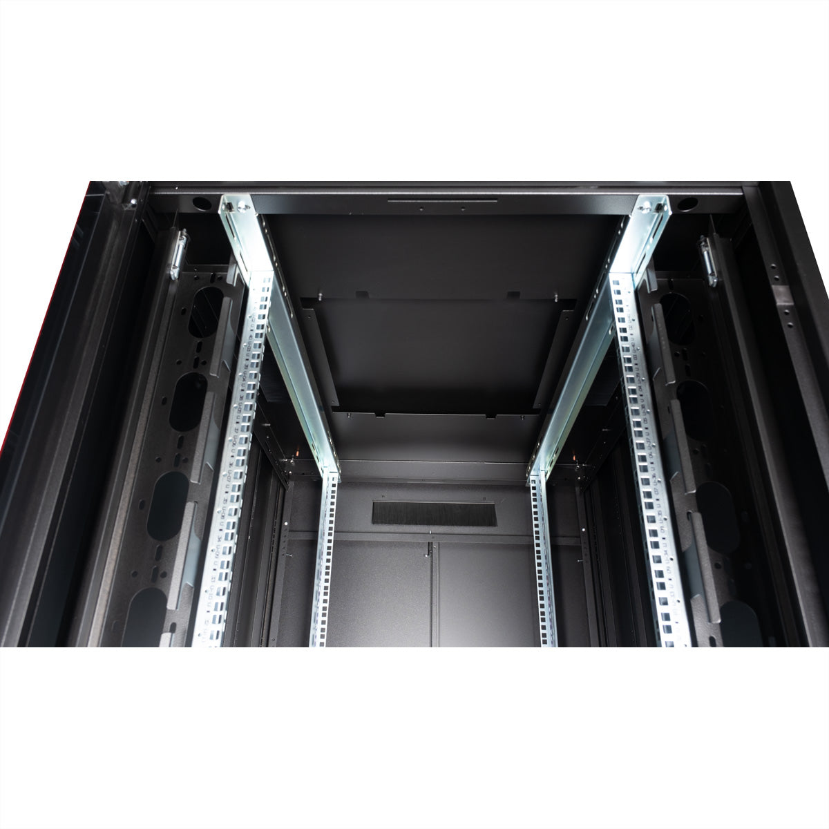 ROLINE Pro – 19" Netzwerkschrank 42U, IP20, abschliessbar, 800 × 800 × 2053 mm, schwarz, Stahl