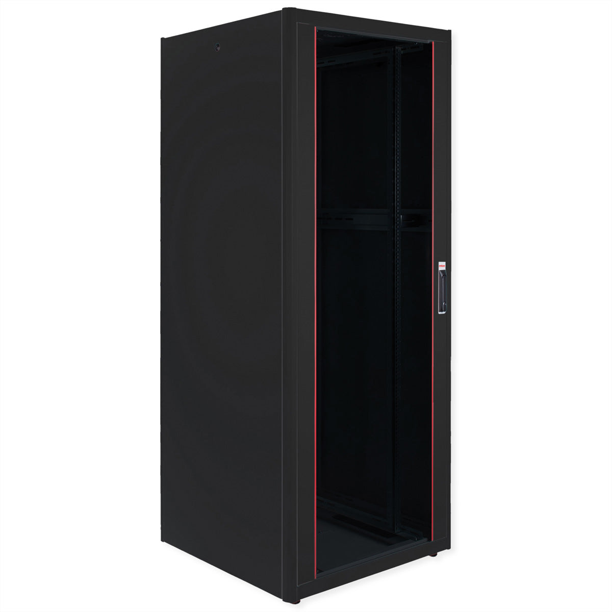 ROLINE Pro – 19" Netzwerkschrank 42U, IP20, abschliessbar, 800 × 800 × 2053 mm, schwarz, Stahl