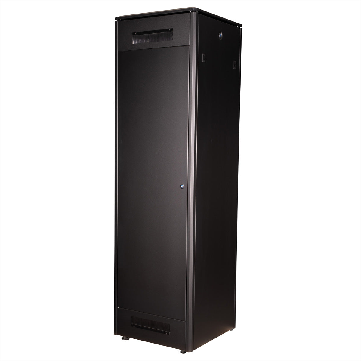 ROLINE Pro – 19" Netzwerkschrank 47U, IP20, abschliessbar, 600 × 600 × 2276 mm, schwarz, Stahl
