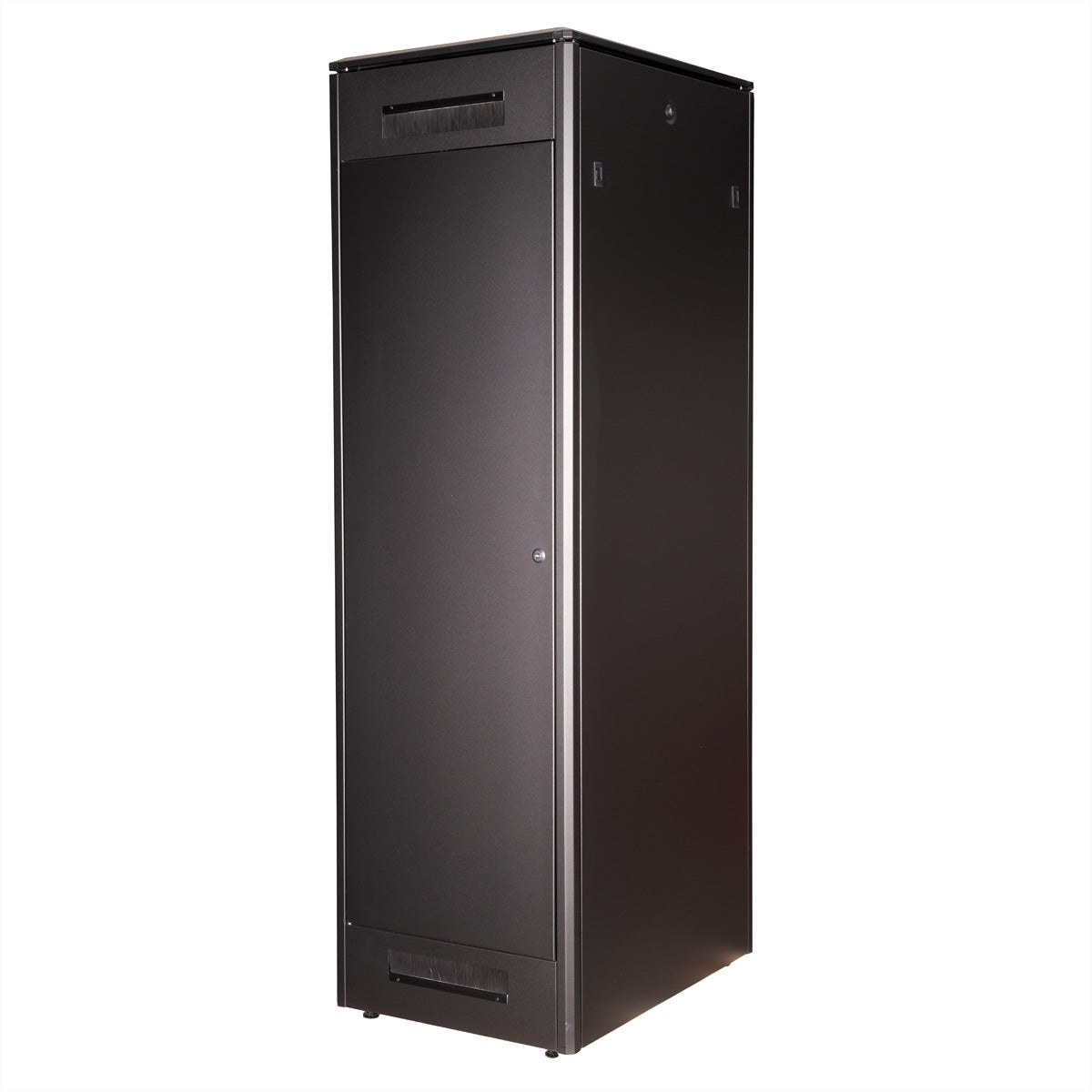 ROLINE Pro – 19" Netzwerkschrank 47U, IP20, abschliessbar, 600 × 800 × 2276 mm, schwarz, Stahl