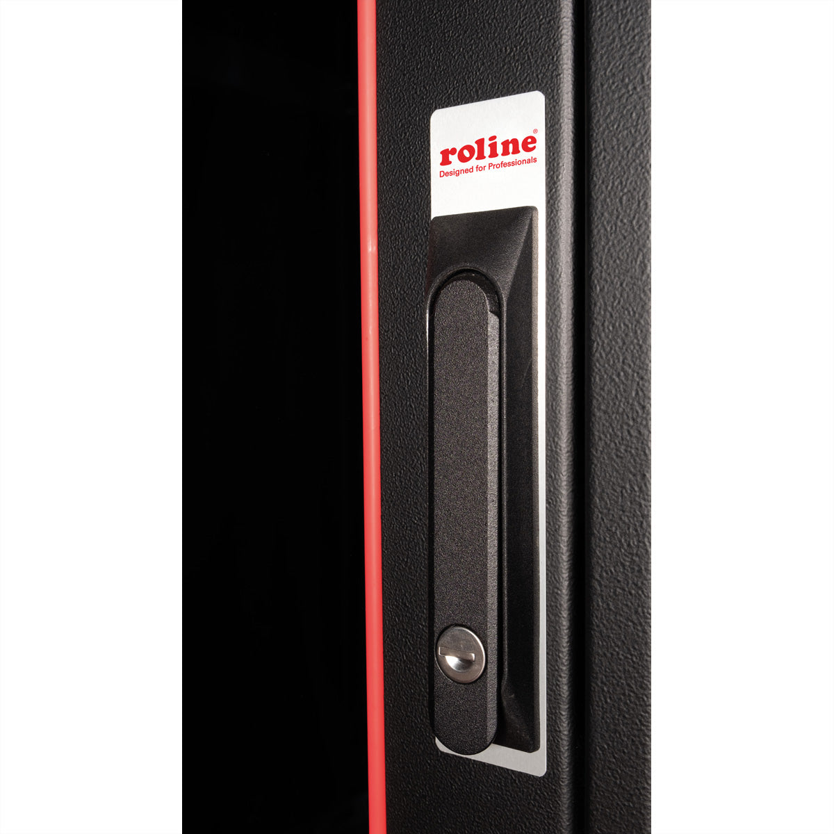 ROLINE Pro – 19" Netzwerkschrank 47U, IP20, abschliessbar, 600 × 800 × 2276 mm, schwarz, Stahl