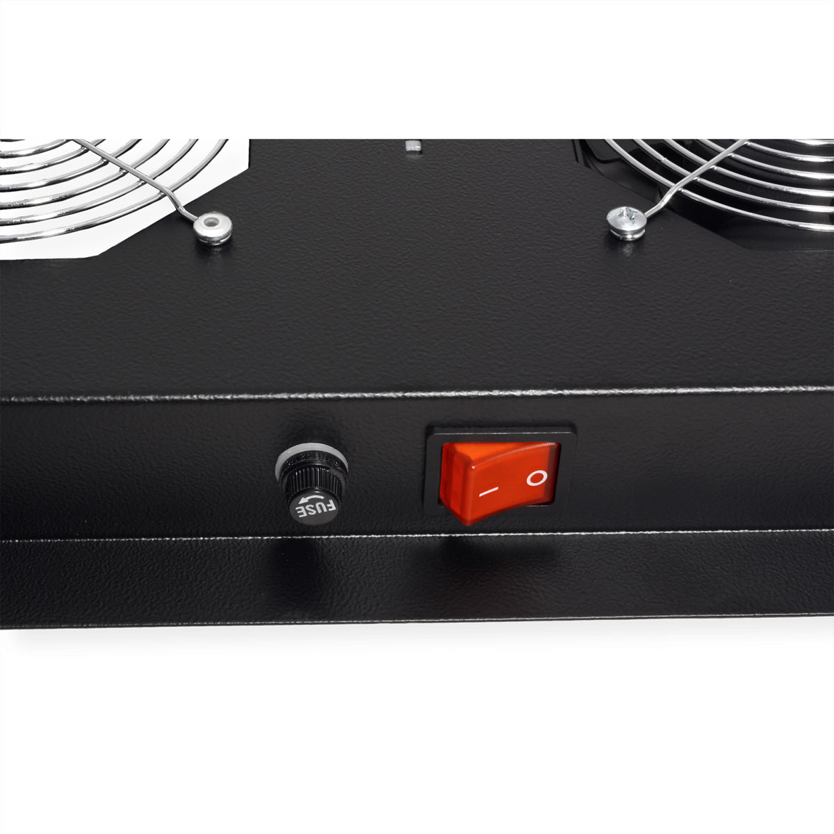 ROLINE Lüftereinheit 1U, aktiv, 2 Lüfter, 2×18 W, schwarz – für ROLINE Pro- und Basic-Serie