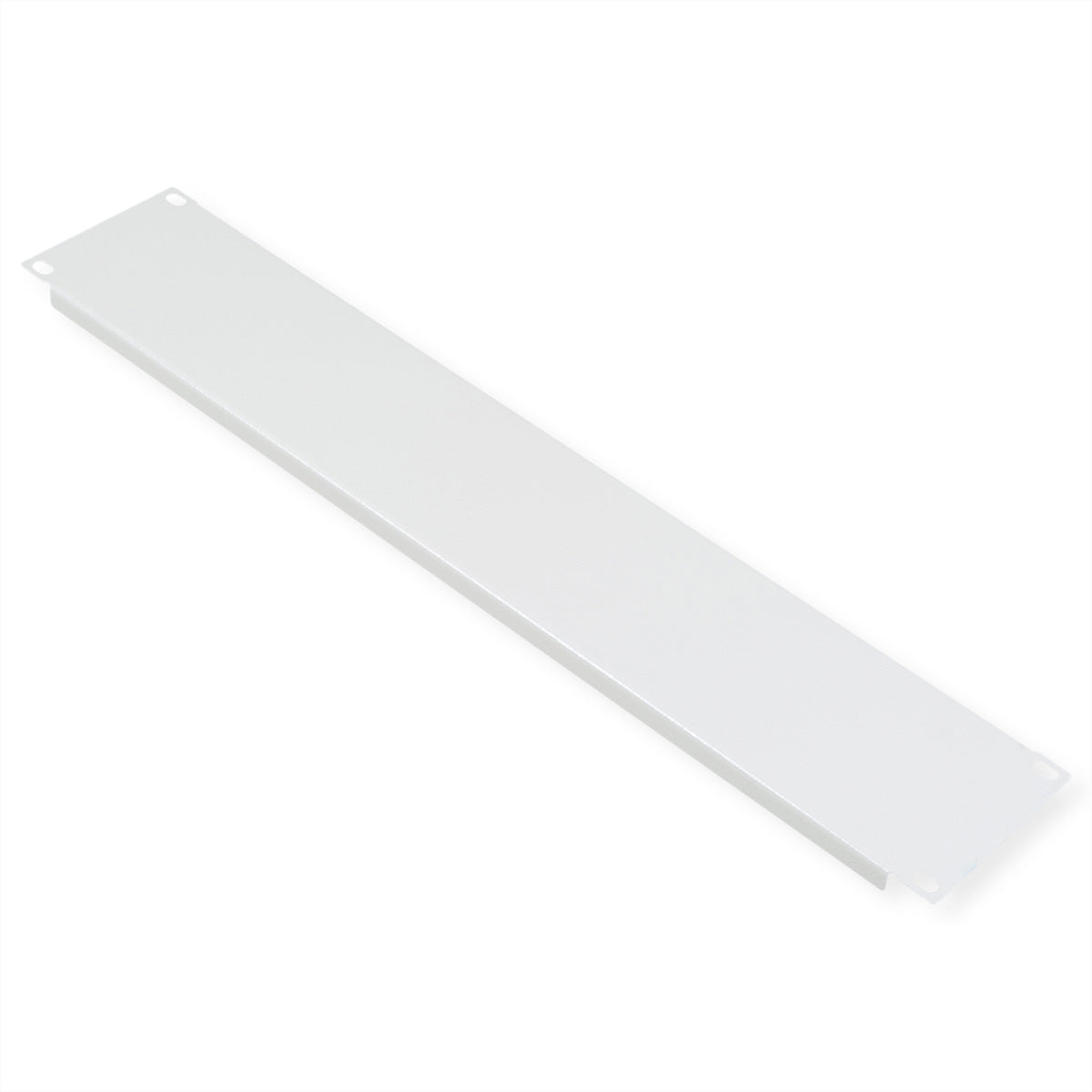 ROLINE Blindblende – 2U, 19", grau, Stahl, inkl. Installationsset