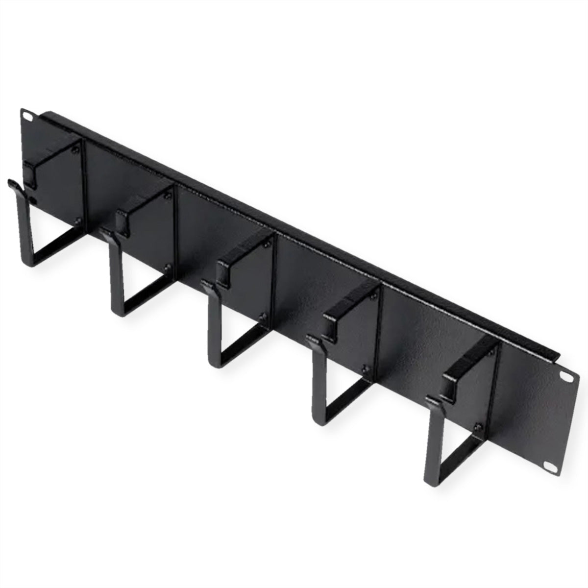 ROLINE 19" Rangierpanel – 2U, 480×85×80 mm, Stahl, Schwarz