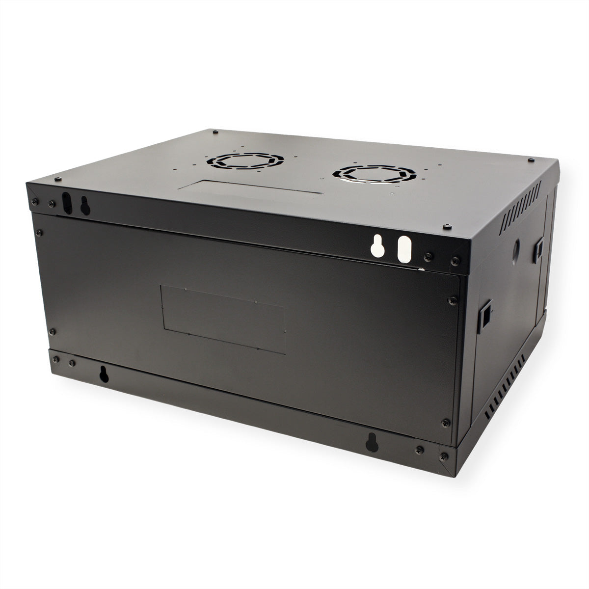 ROLINE Basic Plus – 19" Wandverteiler 4U, IP20, abschliessbar, 600 × 450 × 290 mm, schwarz, Stahl