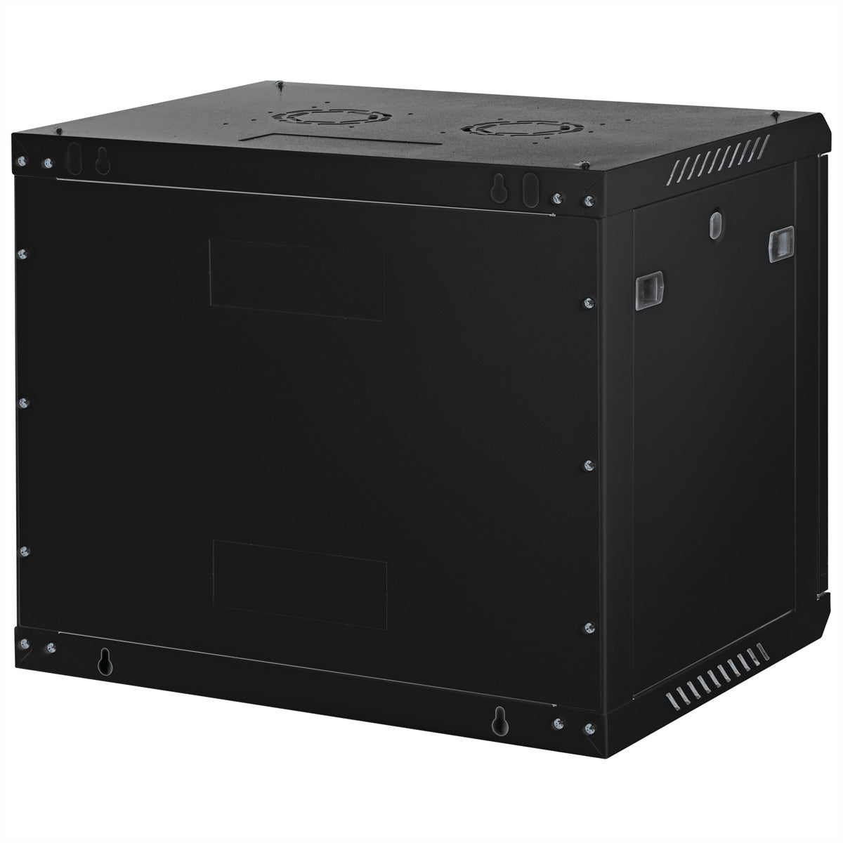 ROLINE Basic Plus – 19" Wandverteiler 9U, IP20, abschliessbar, 600 × 450 × 512 mm, schwarz