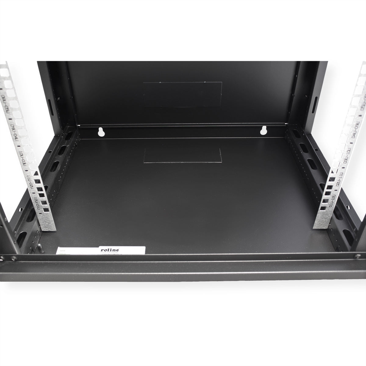 ROLINE Basic Plus – 19" Wandverteiler 12U, IP20, abschliessbar, 600 × 450 × 645 mm, schwarz, Stahl