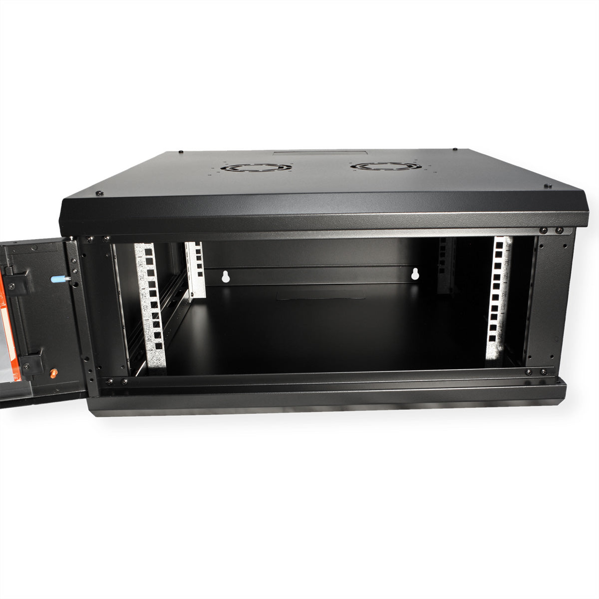 ROLINE Basic Plus – 19" Wandverteiler 4U, IP20, abschliessbar, 600 × 600 × 290 mm, schwarz, Stahl