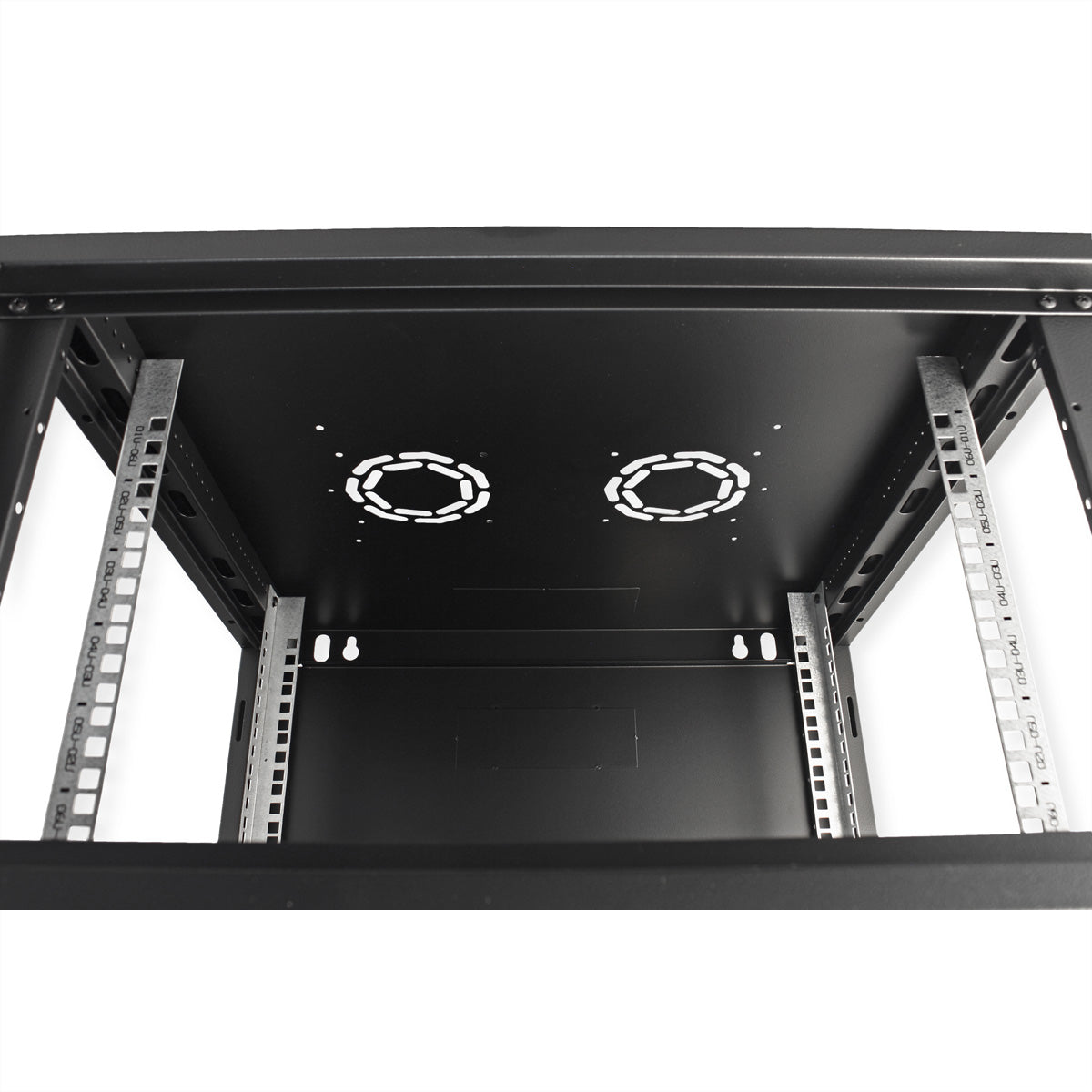 ROLINE Basic Plus – 19" Wandverteiler 6U, IP20, abschliessbar, 600 × 600 × 379 mm, schwarz, Stahl