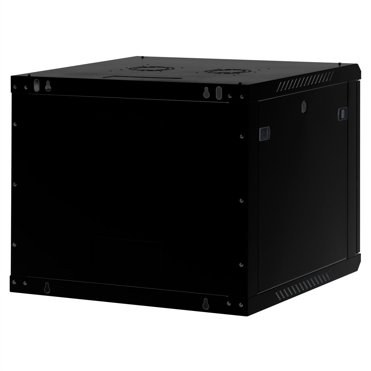 ROLINE Basic Plus – 19" Wandverteiler 9U, IP20, abschliessbar, 600 × 600 × 512 mm, schwarz