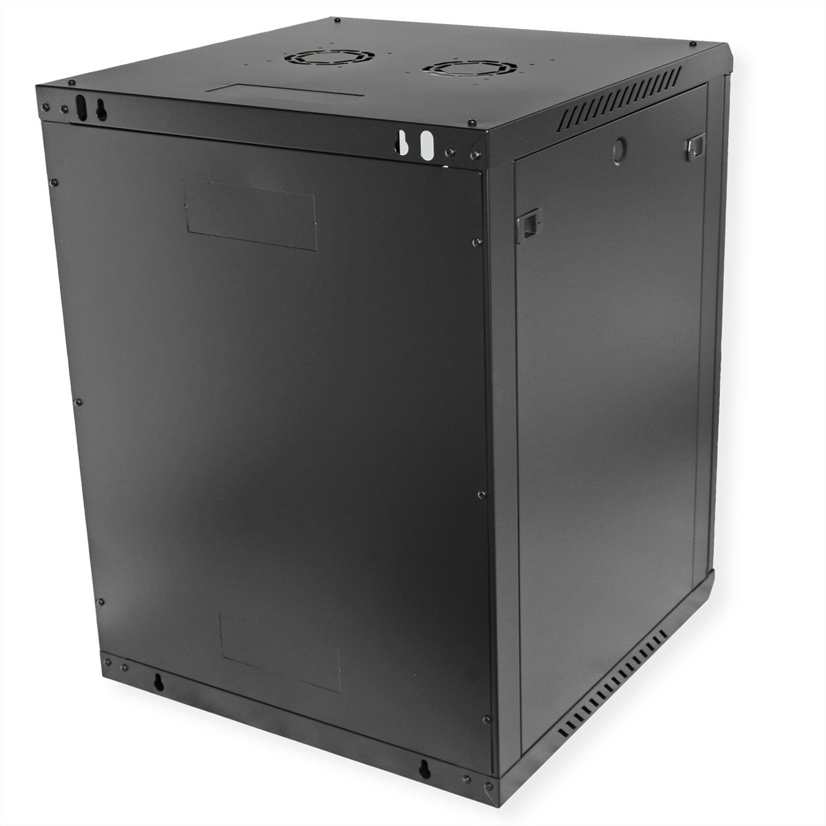 ROLINE Basic Plus – 19" Wandverteiler 15U, IP20, abschliessbar, 600 × 600 × 779 mm, schwarz, Stahl