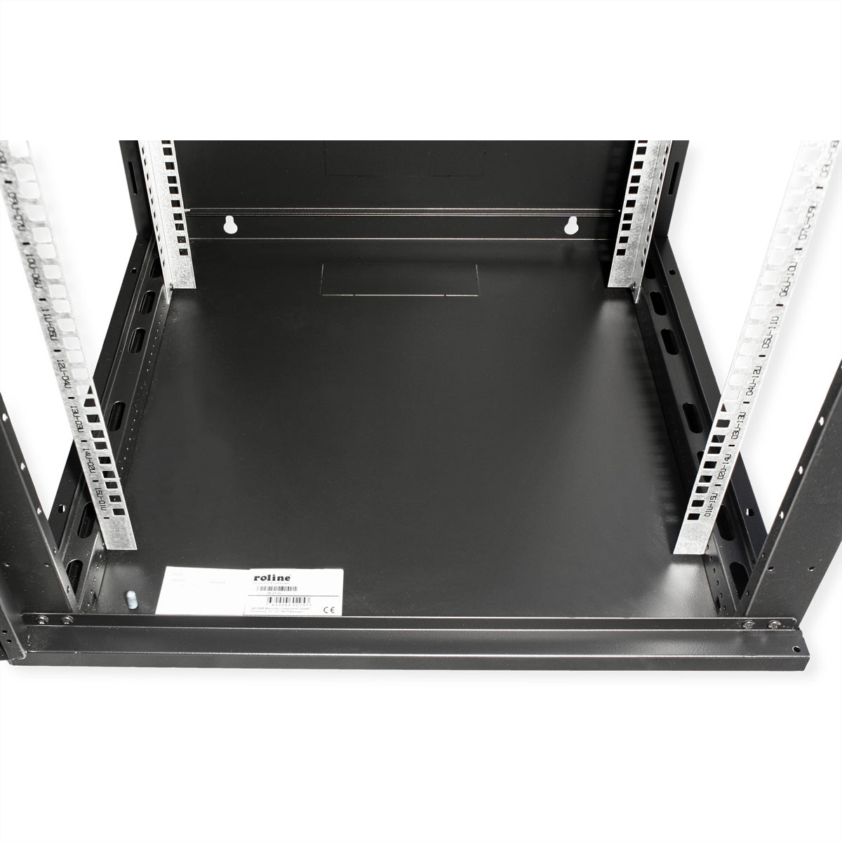 ROLINE Basic Plus – 19" Wandverteiler 15U, IP20, abschliessbar, 600 × 600 × 779 mm, schwarz, Stahl