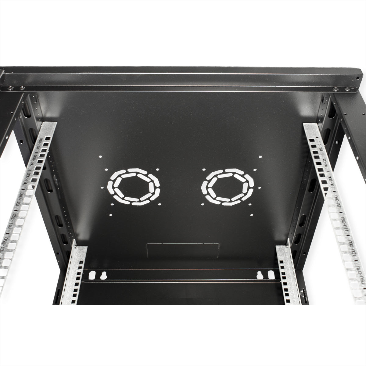ROLINE Basic Plus – 19" Wandverteiler 15U, IP20, abschliessbar, 600 × 600 × 779 mm, schwarz, Stahl