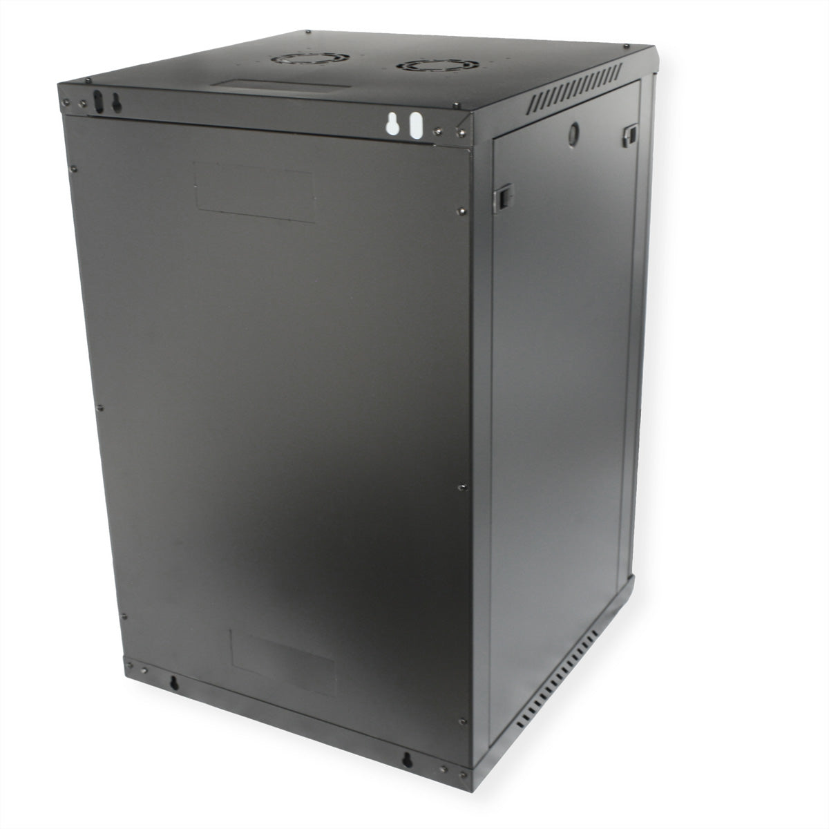ROLINE Basic Plus – 19" Wandverteiler 18U, IP20, abschliessbar, 600 × 600 × 912 mm, schwarz