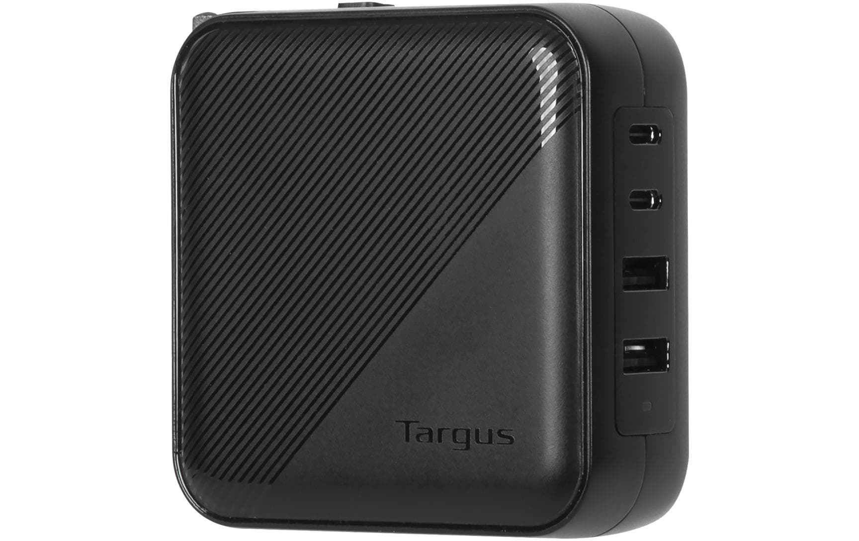 Targus APA109GL Ladegerät – 100 W, 2× USB-C + 2× USB-A, PD, GaN – für Universalgeräte