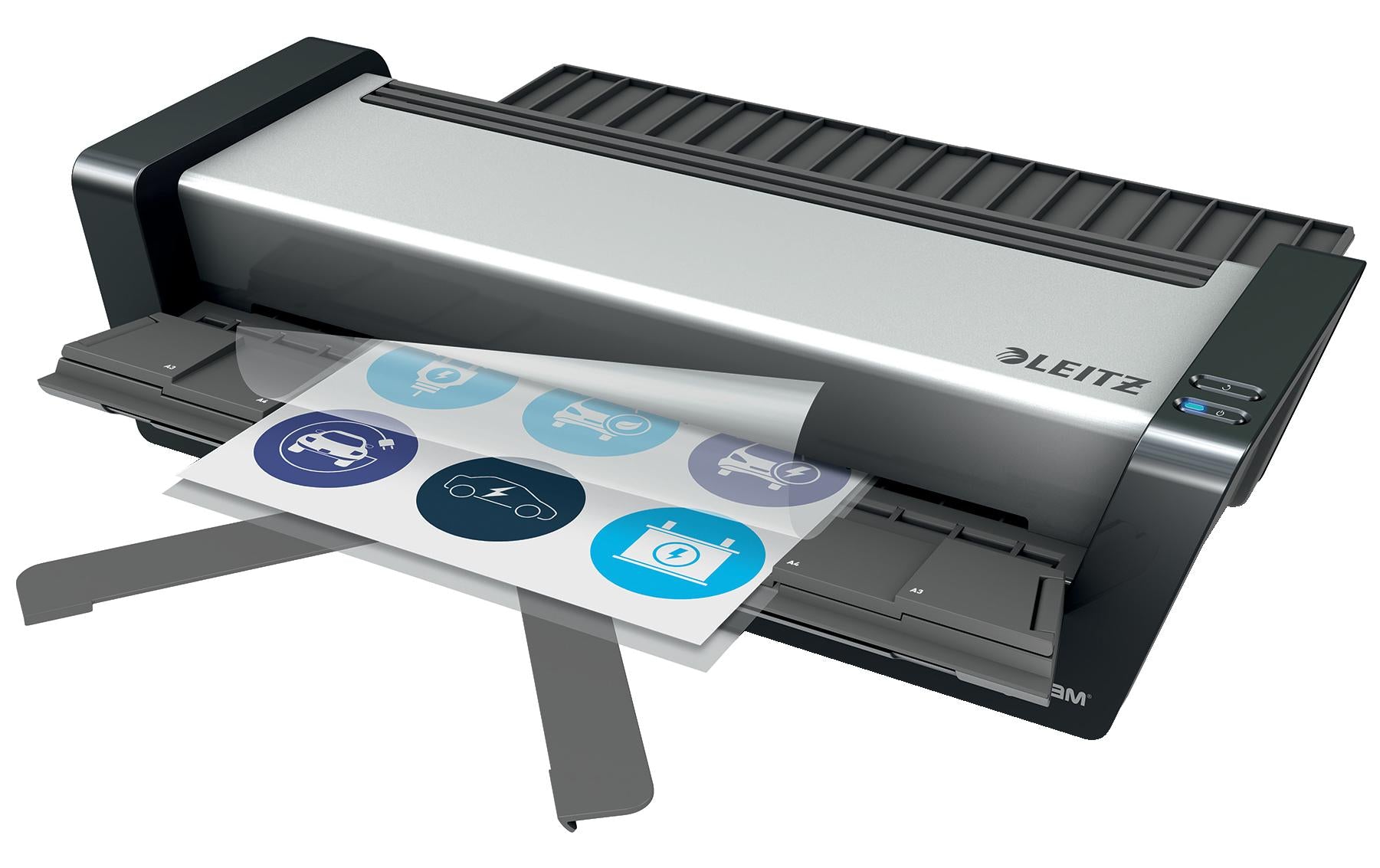 Leitz iLAM Touch Turbo Pro Laminiergerät A3 – Heisslaminator, bis 250 µm, 6 Rollen, 2'000 mm/min