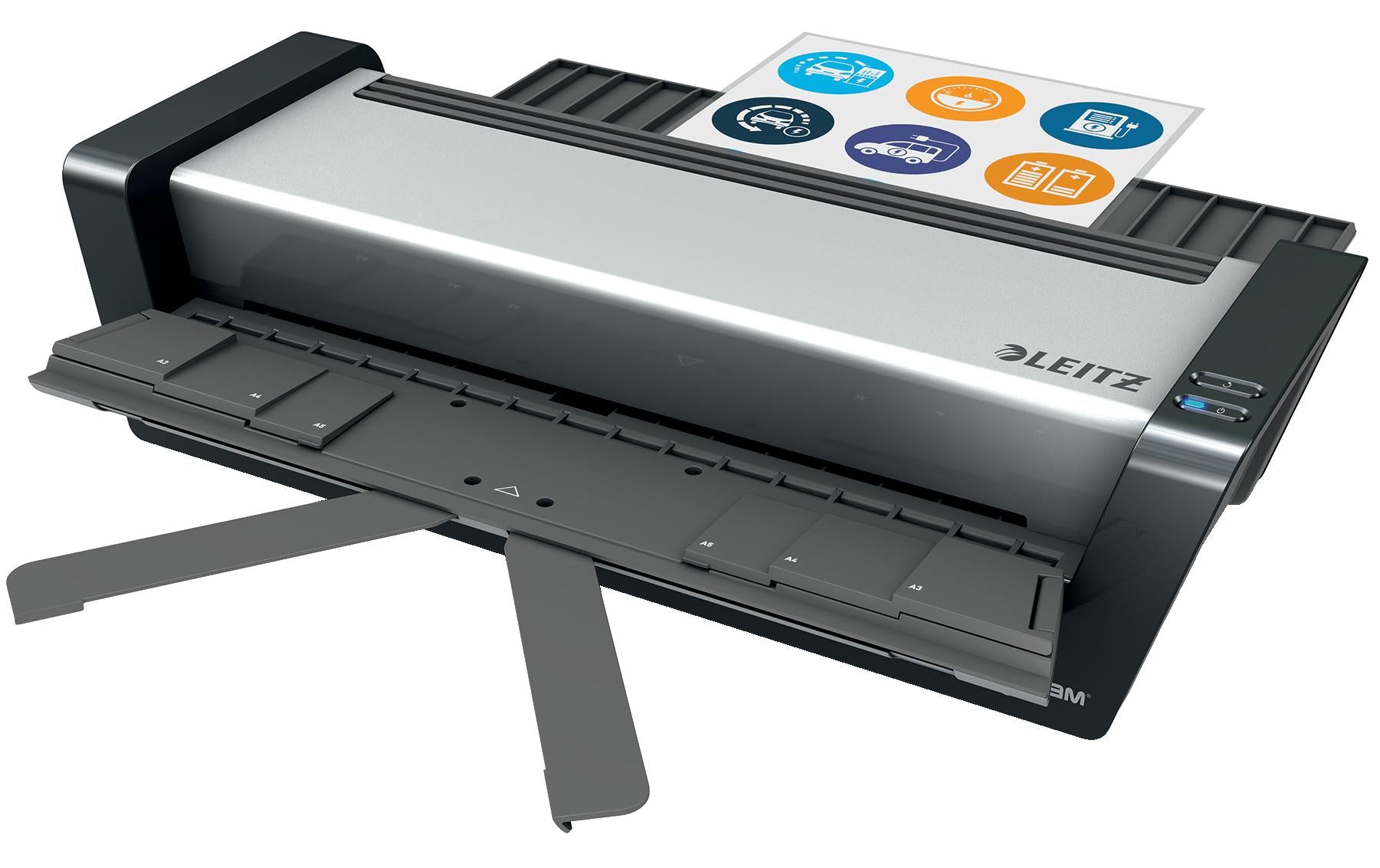Leitz iLAM Touch Turbo Pro Laminiergerät A3 – Heisslaminator, bis 250 µm, 6 Rollen, 2'000 mm/min