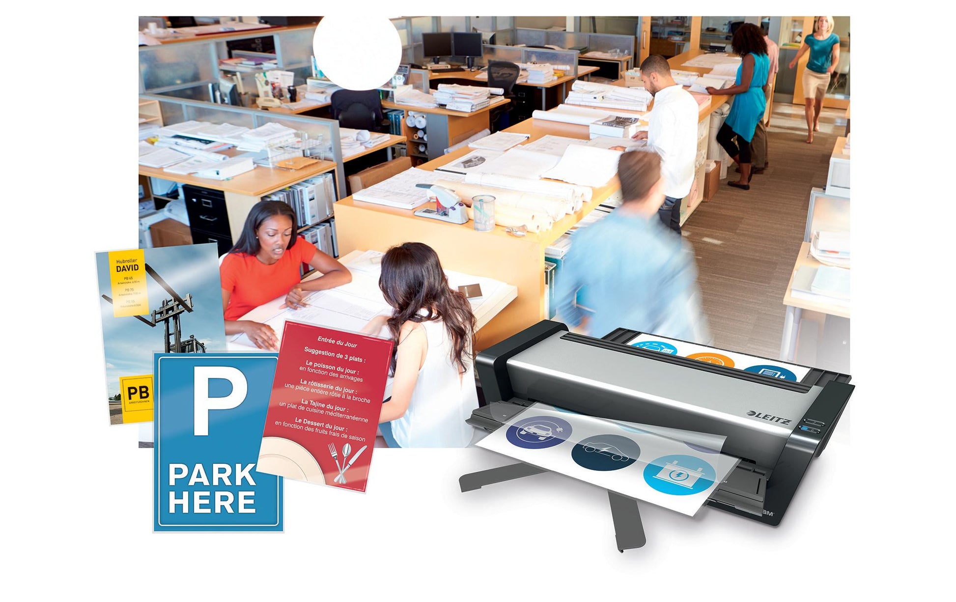 Leitz iLAM Touch Turbo Pro Laminiergerät A3 – Heisslaminator, bis 250 µm, 6 Rollen, 2'000 mm/min