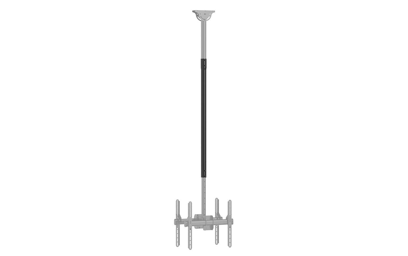 Neomounts NS-EP100BLACK – Deckenhalterung, bis 100 kg, höhenverstellbar, schwarz, für FPMA-C340BLACK
