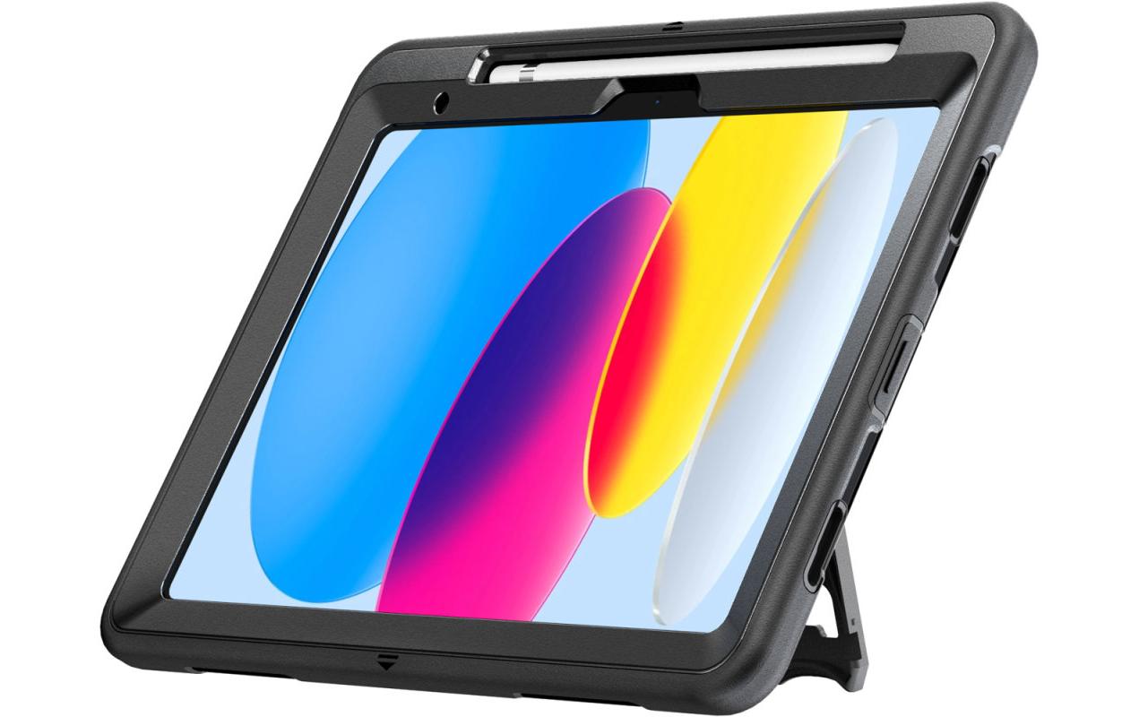 4smarts Tablet-Hülle für iPad 10,9" (10. Gen.) – Schwarz