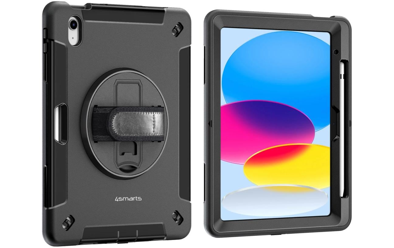 4smarts Tablet-Hülle für iPad 10,9" (10. Gen.) – Schwarz
