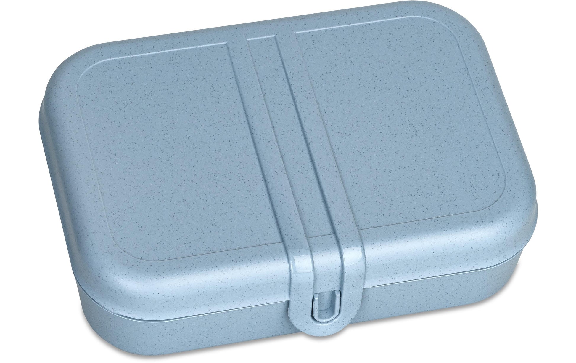 Koziol – Lunchbox 23,2 × 16,6 × 6,2 cm, Biokunststoff, Blau, 2 Fächer