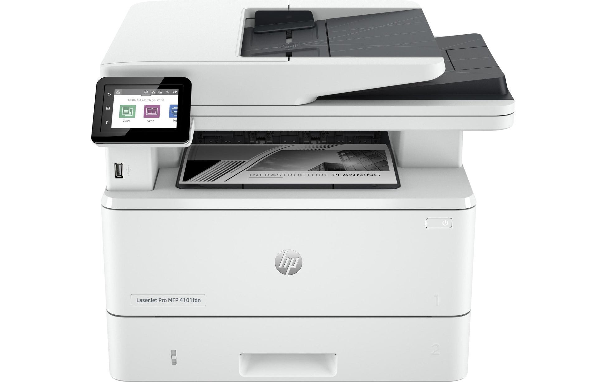 HP LaserJet Pro 4102FDN – S/W Laser-MFP A4, 4-in-1 – Duplex, Duplex-ADF – 40 Seiten pro Minute S/W
