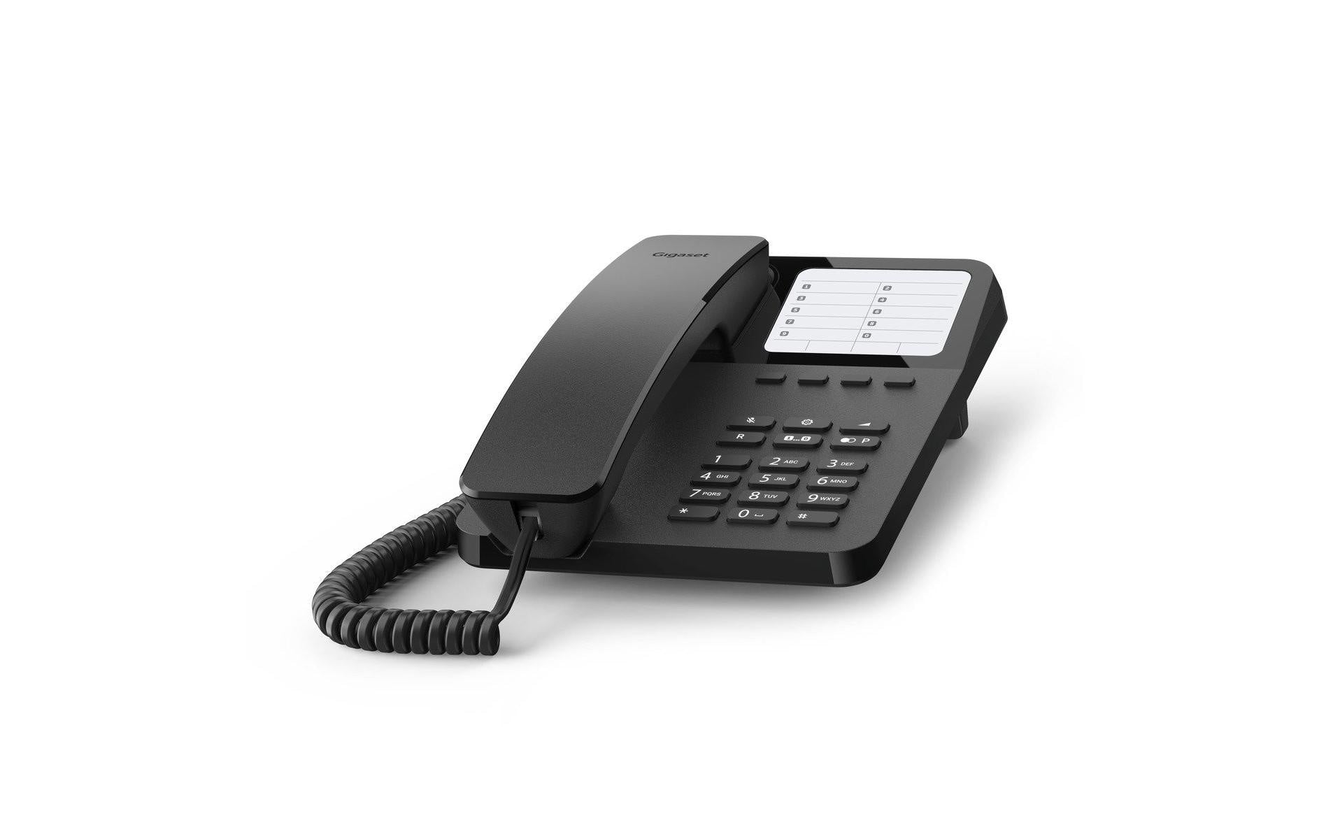 Gigaset DESK 400 – Analogtelefon, schwarz
