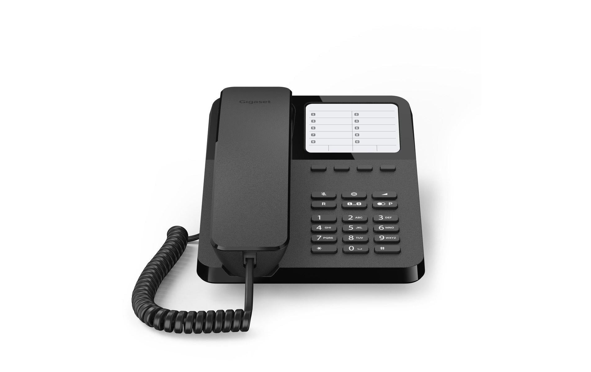 Gigaset DESK 400 – Analogtelefon, schwarz