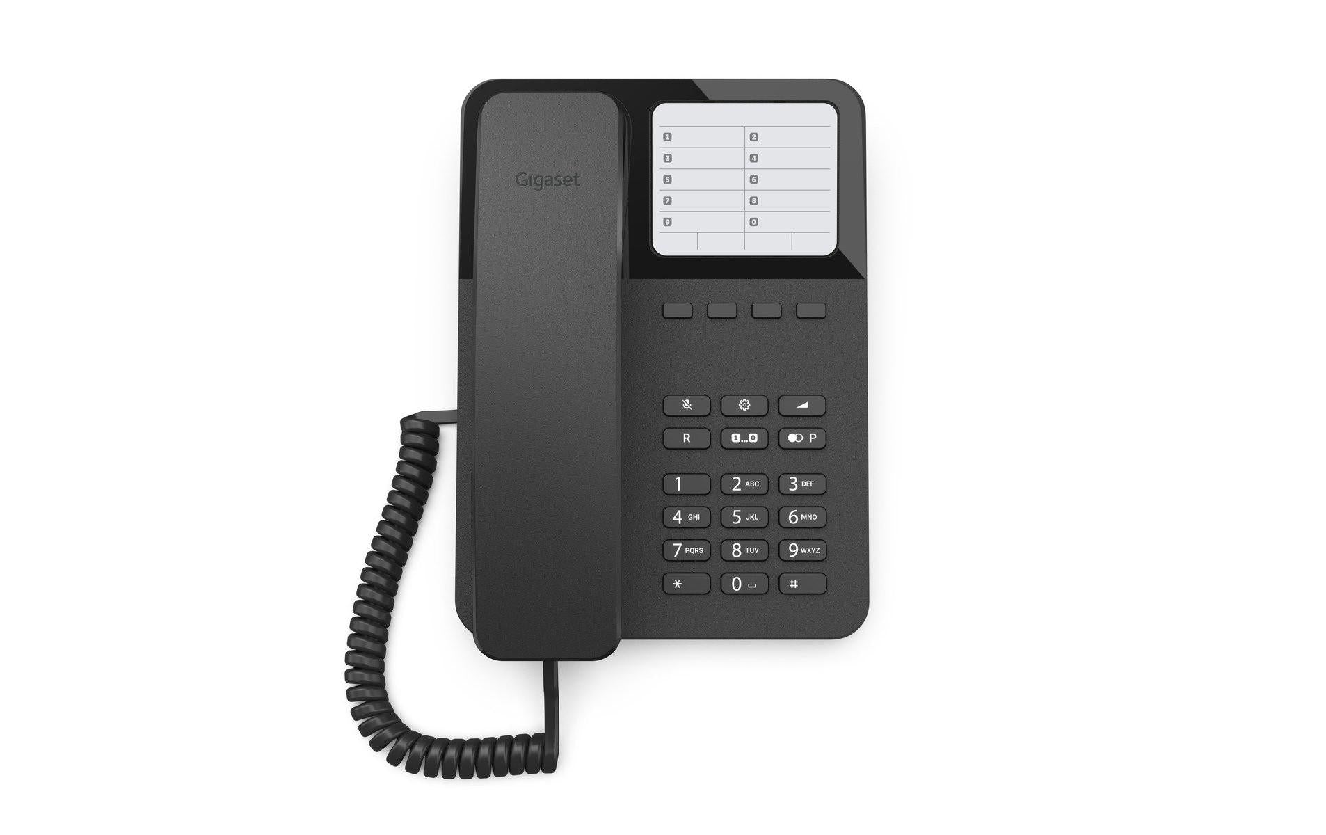 Gigaset DESK 400 – Analogtelefon, schwarz