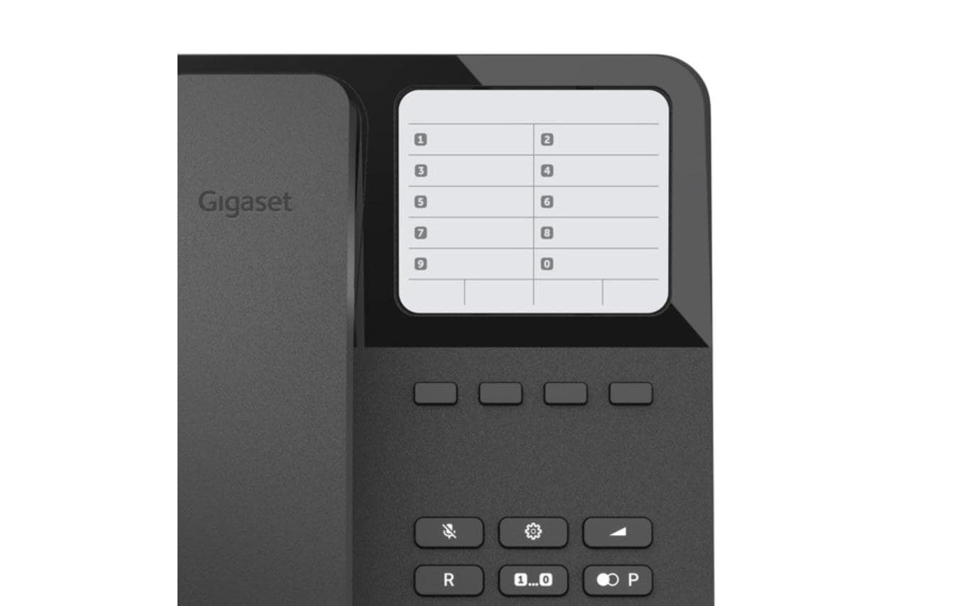 Gigaset DESK 400 – Analogtelefon, schwarz