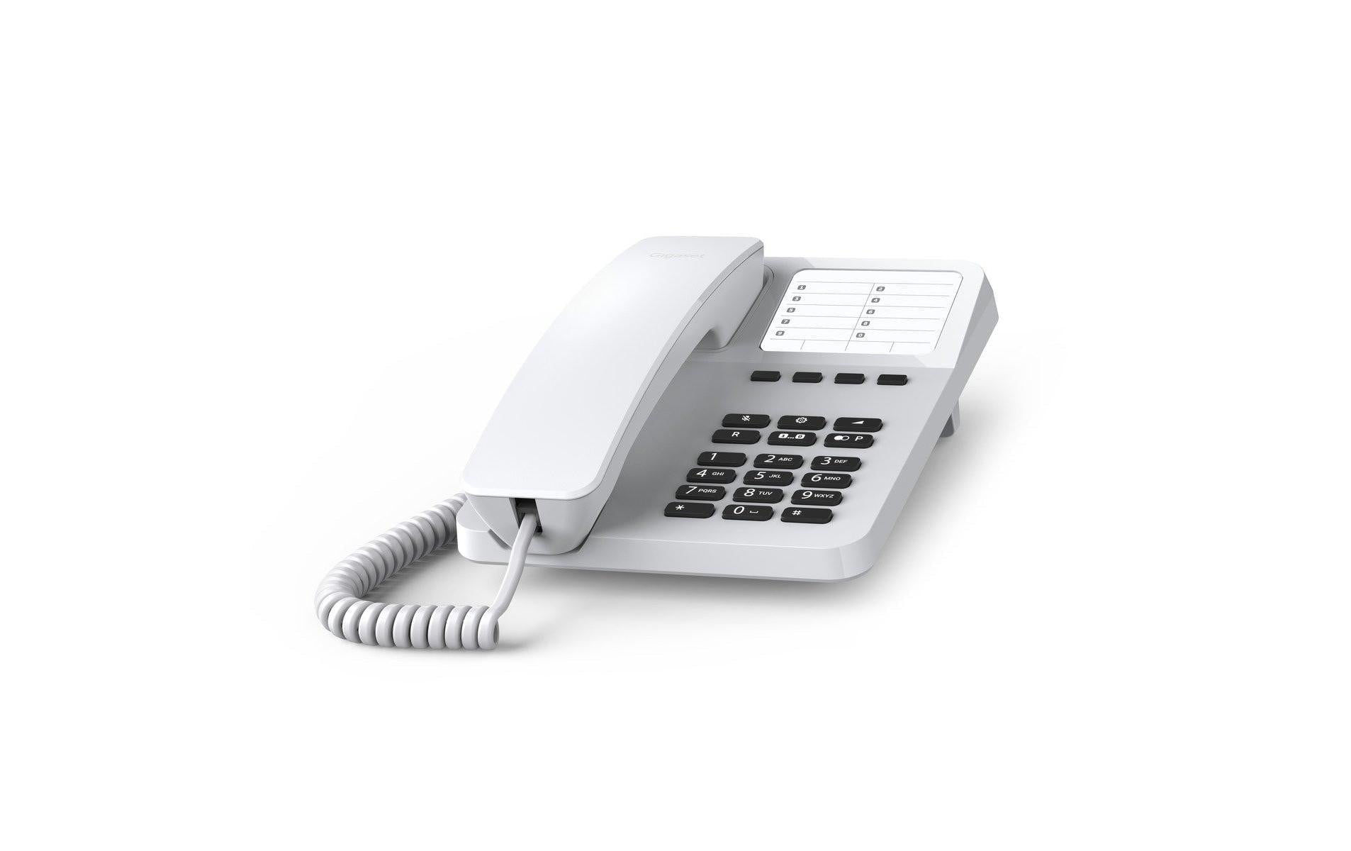 Gigaset DESK 400 – Analogtelefon, Weiss