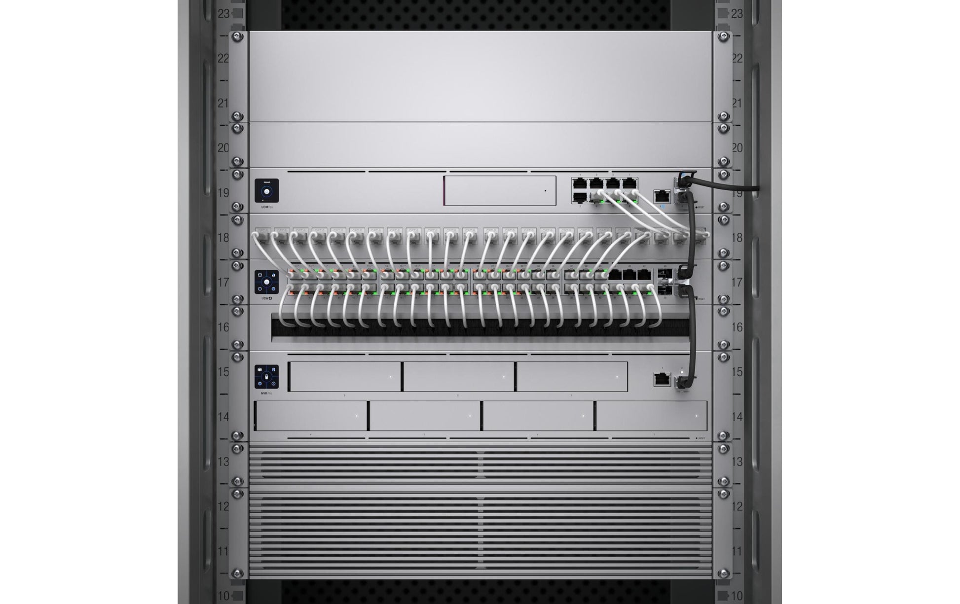 Ubiquiti UACC-RACK-PANEL-BLANK-2U – Rack-Blindplatte, 2U, Stahl