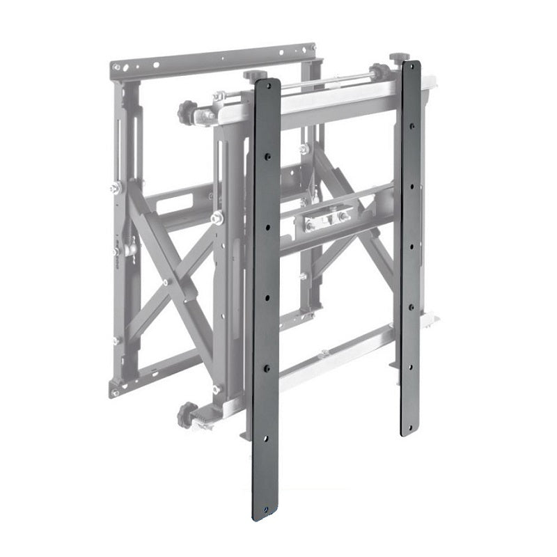 Hagor VESA Adapter 800 VESA-Erweiterungsset – 100×100–800×400 mm – für 55–75″ Fernseher – Schwarz