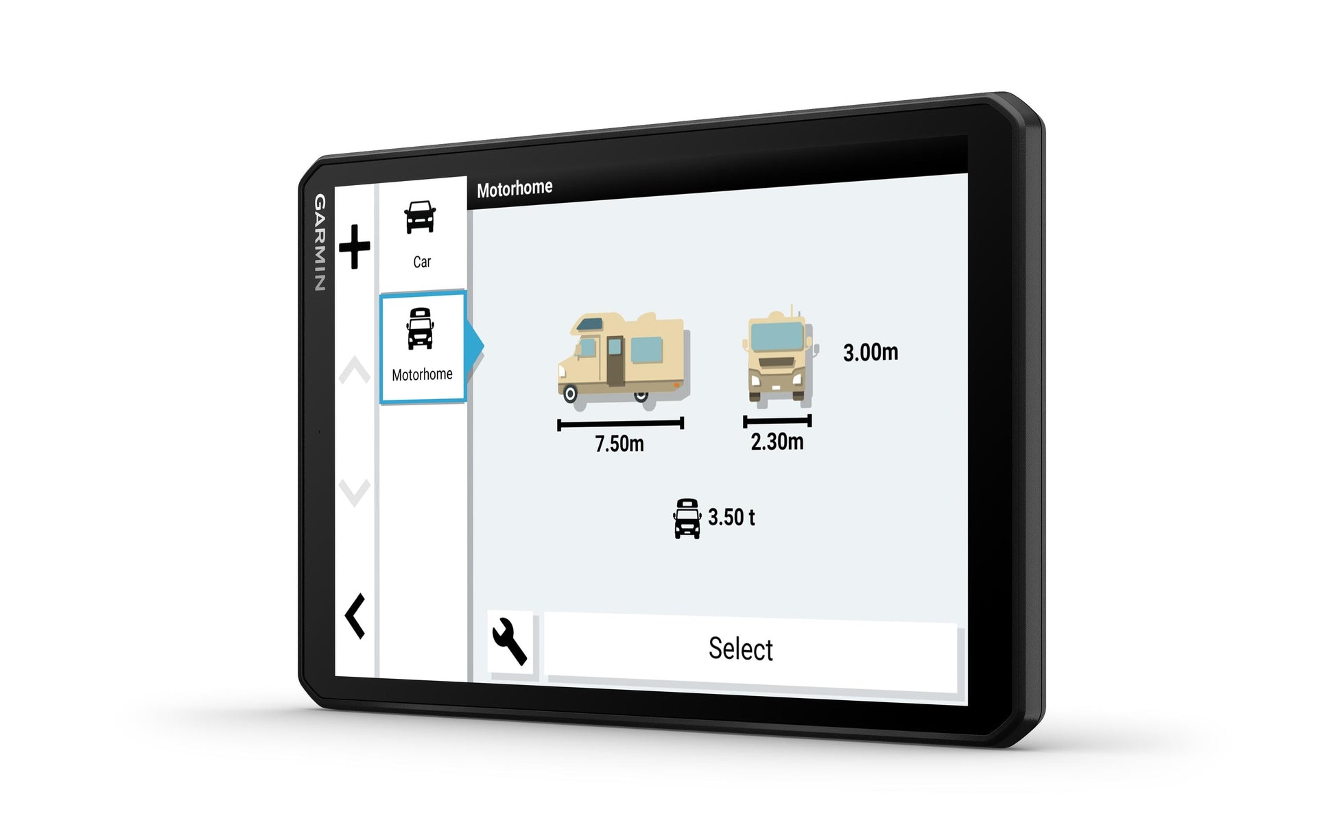Garmin Camper 895 MT-S – Navigationsgerät, 8" (20,3 cm), 1280×800, 32 GB, Akku 2 h, Schwarz