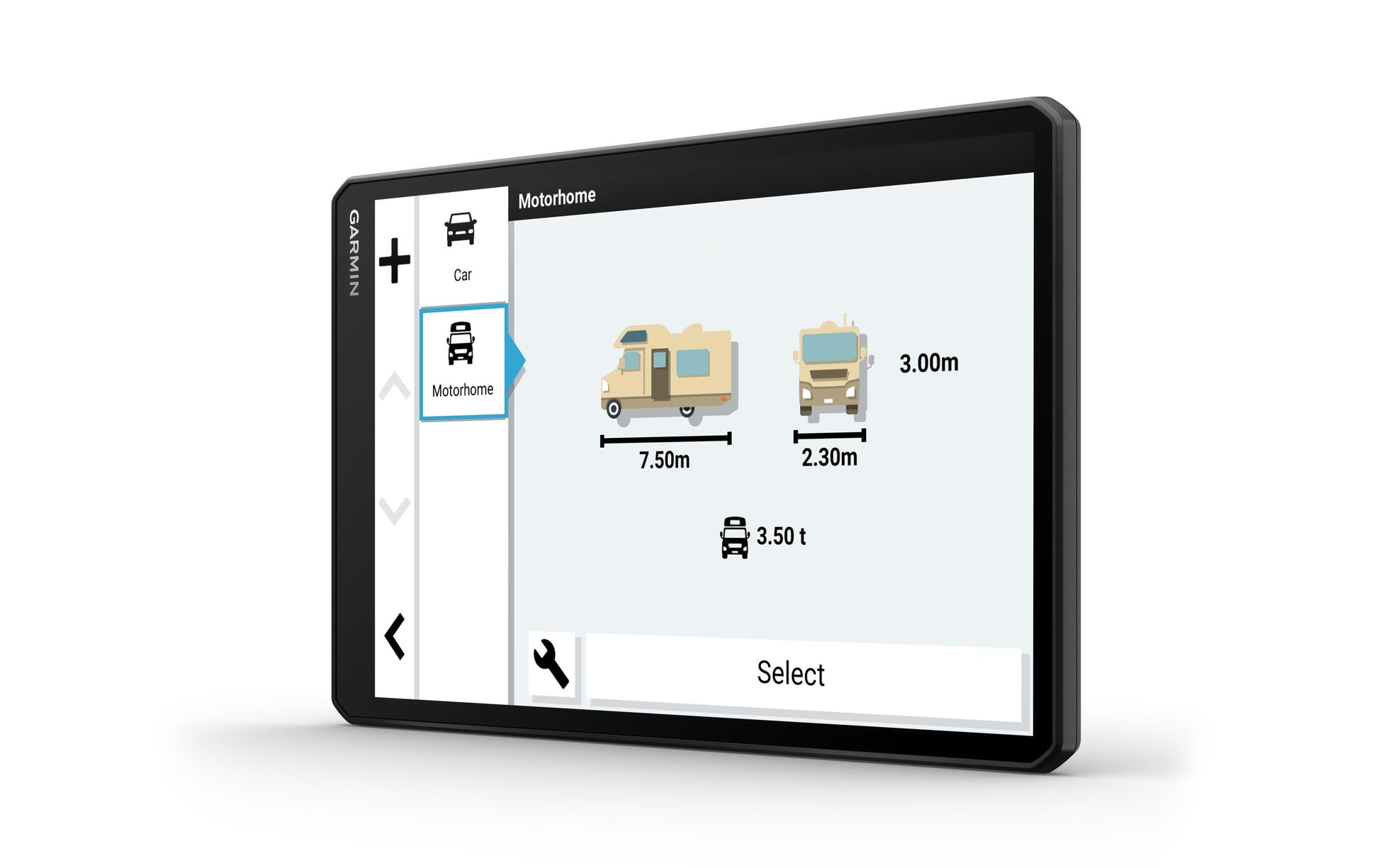 Garmin CAMPER 1095 MT-S – 10,1" Interaktives Display (Touch), Kapazitiv, Schwarz