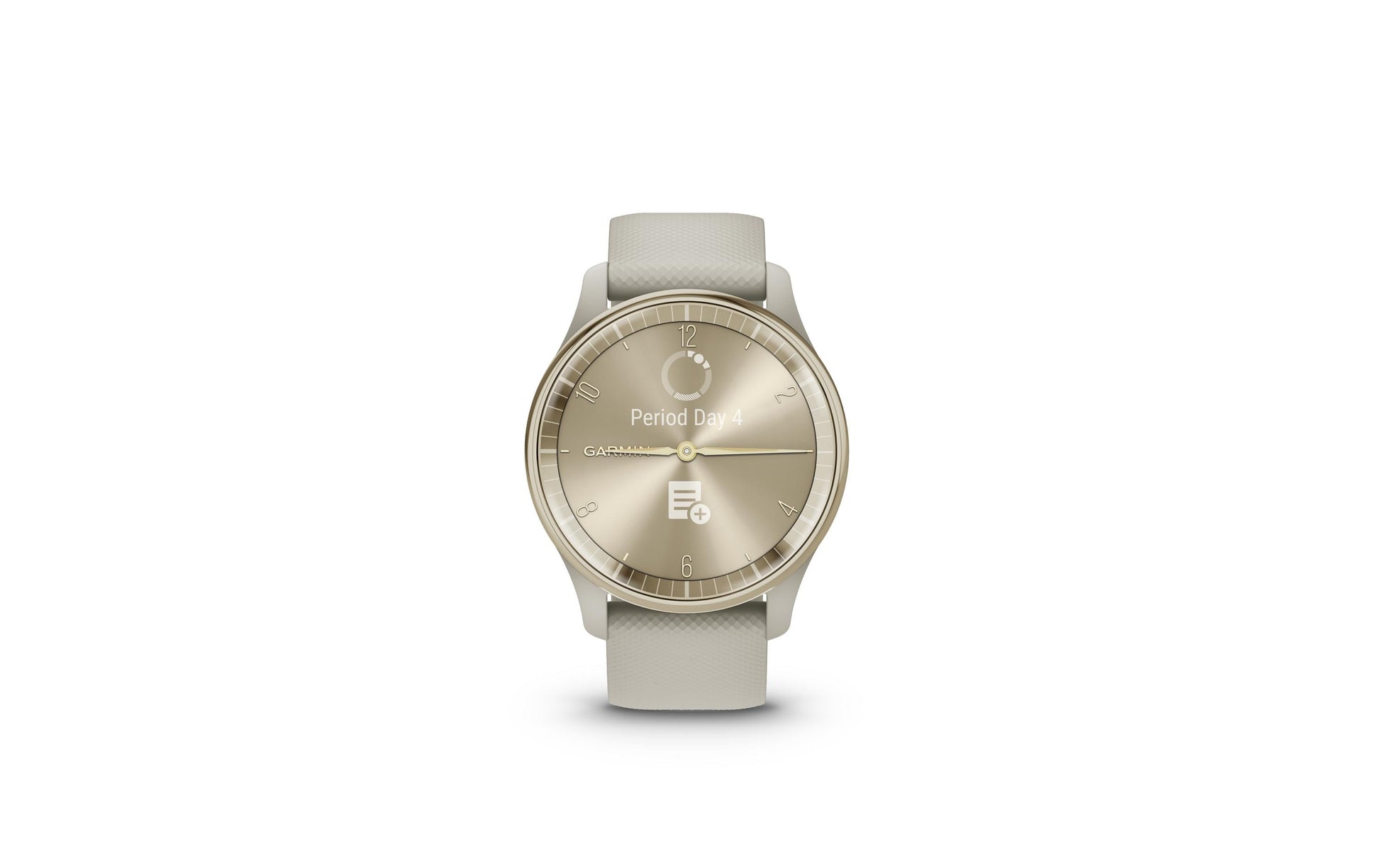 Garmin vivomove Trend – Smartwatch – 40,4 mm, GPS, LCD, 5 ATM, Grau/Weiss, Silikon