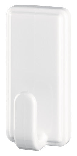 TESA Klebehaken – Kunststoff, Weiss, 2,8 × 5,8 × 2,2 cm – 2er-Pack