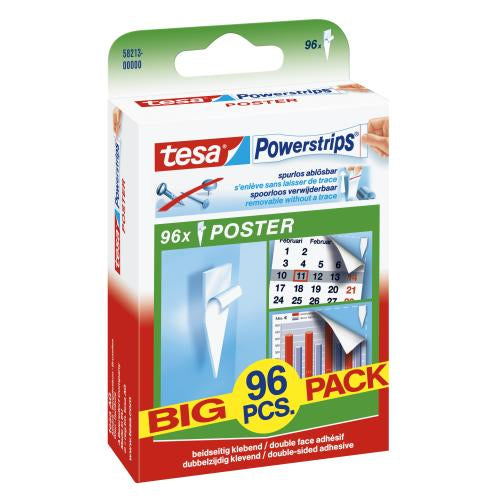 Tesa Montageband Powerstrips, für den Innenbereich – Weiss, bis 0,2 kg