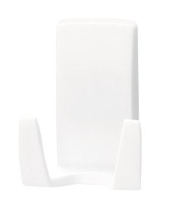 tesa Powerstrips Waterproof Wave Klebehaken – Klebemontage – 4,6 × 6,0 × 2,7 cm – Weiss – Kunststoff