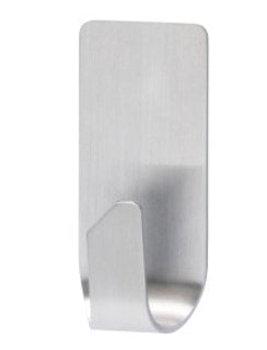 TESA Powerstrips Klebehaken 59707-00000 – Edelstahl, 2 kg, Klebestreifen