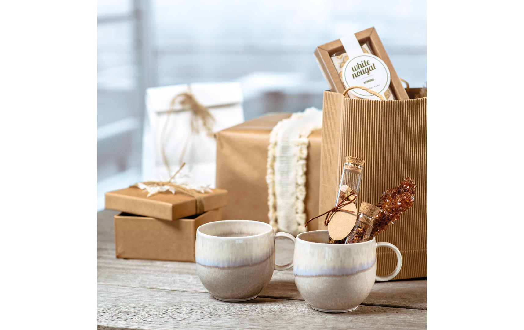 Villeroy & Boch Perlemor Sand Kaffeetasse – 0,29 l, Porzellan, 6 Stück