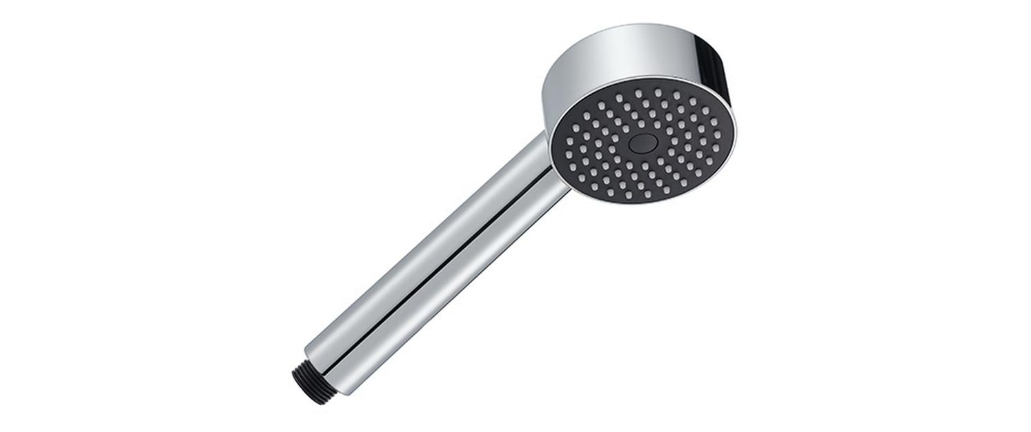 Diaqua Handbrause Gerda – Ø8 cm, 22,7 cm, Kunststoff (ABS/POM/TPE), Anschluss G1/2, Chrom