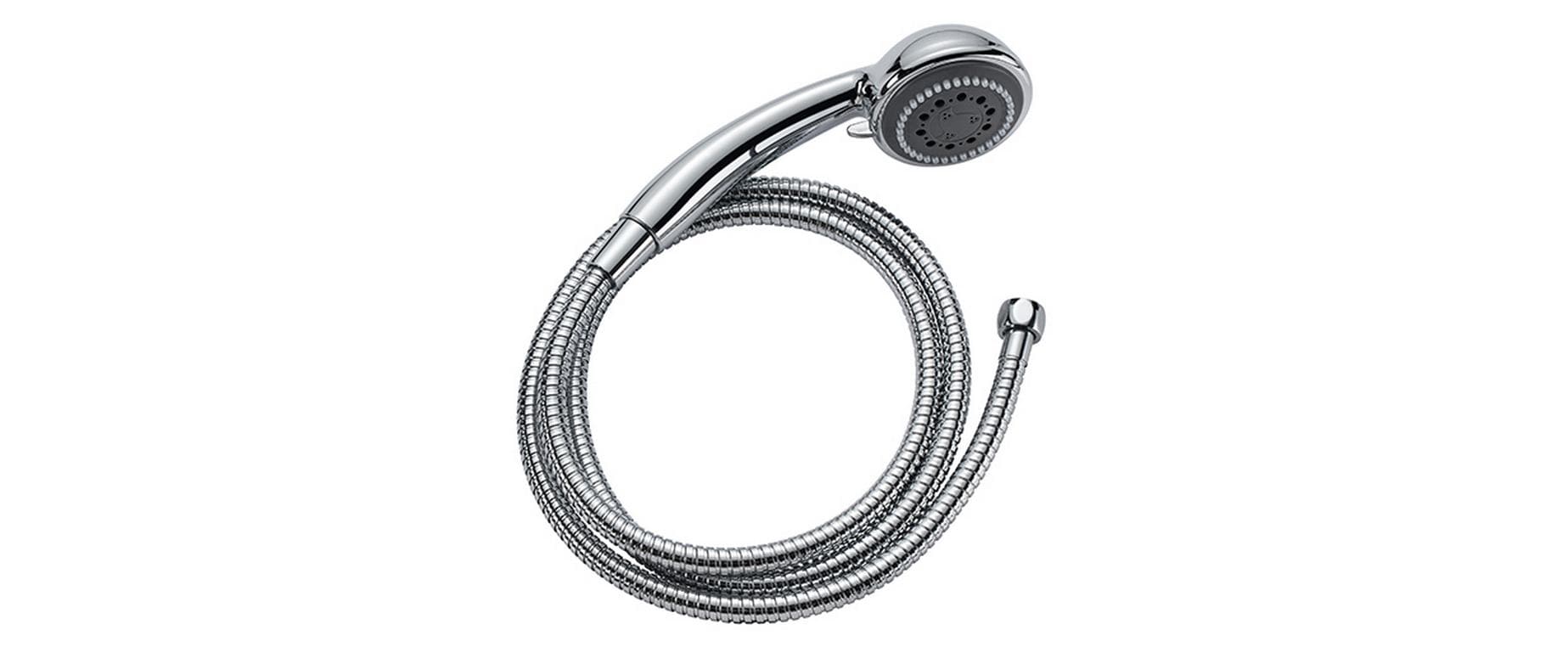 Diaqua Handduschbrause Deimos Cinco PCR – 180 cm, ABS, Silikon, Anschluss G1/2, Chrom