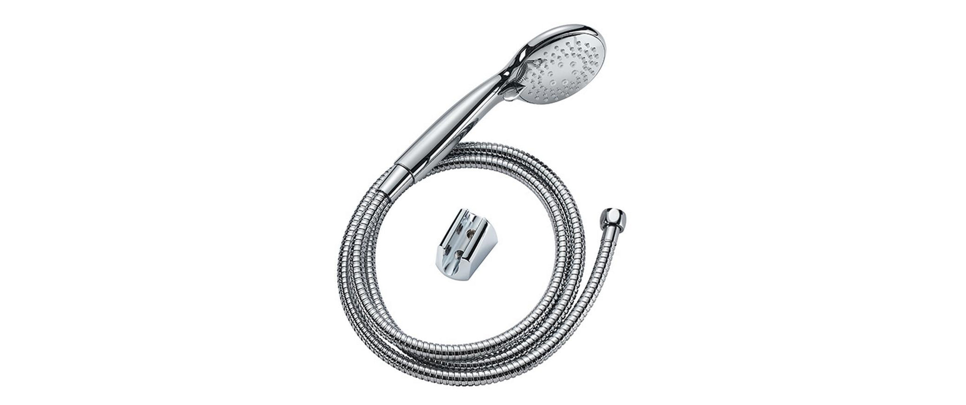 Diaqua Handbrause Menorca – 150 cm Schlauch, Kunststoff, Chrom
