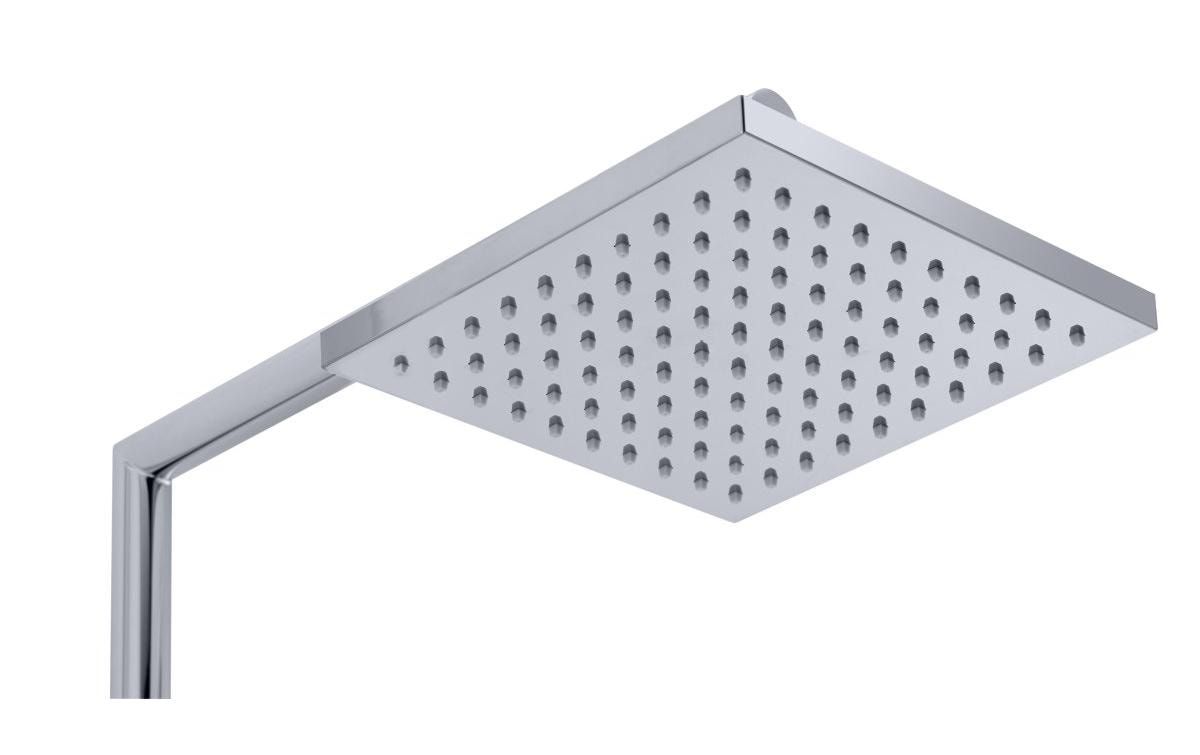 Diaqua Duschsystem Ymir Turn – 115 cm, Metall/Kunststoff, Wandmontiert, Chrom